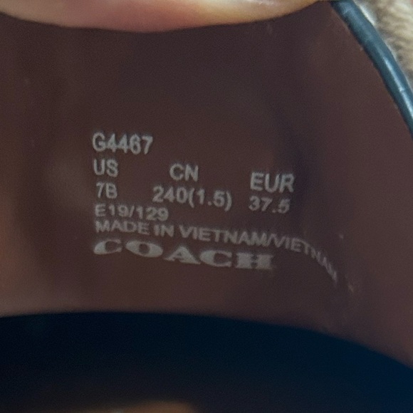 Coach Mckenna Driver Shoe- Size 7 - Picture 9 of 11